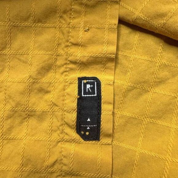 Rocawear Yellow Button Shirt Mens 3XL Long Sleeve Button  Shirt Hip Hop Skater - Picture 6 of 12